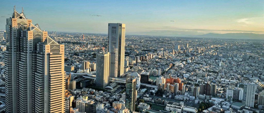 Un mirador gratis en Tokio