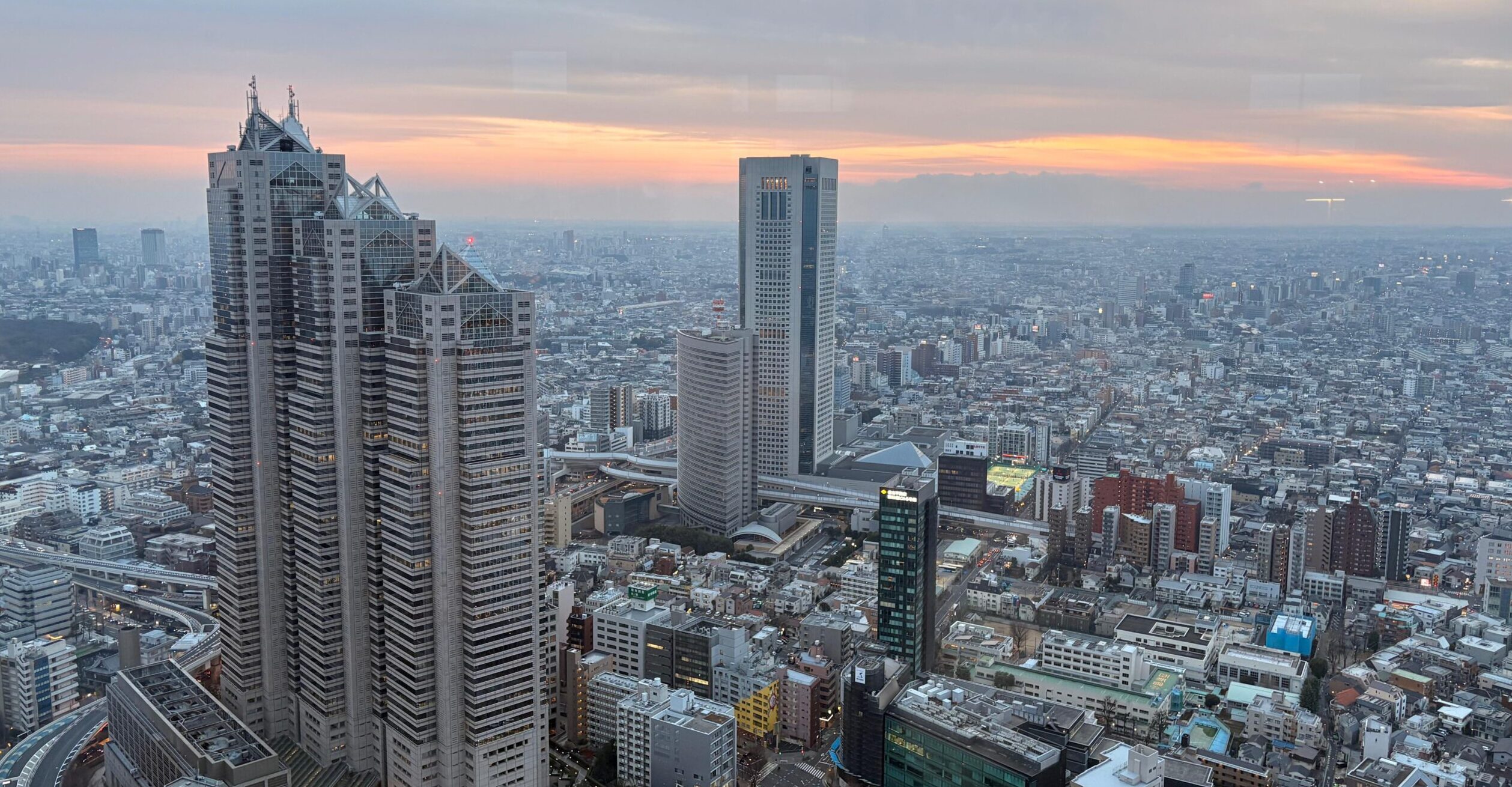 Vista de Tokio, Japón